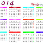 Calendario 2014 tascabile